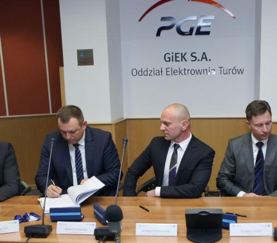 Podpisanie umowy na modernizację bloków Elektrowni Turów. Fot. PGE GiEK S.A.
