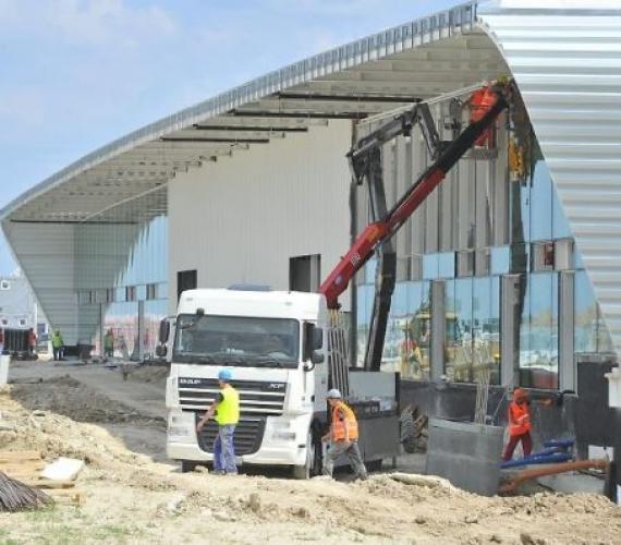 Terminal w trakcie budowy. Fot. www.airport.lublin.pl