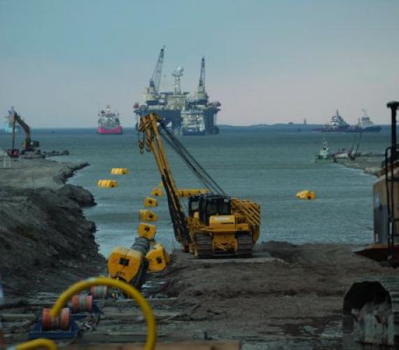 Budowa Gazociągu Północnego. Fot. z archiwum. Nord Stream AG
