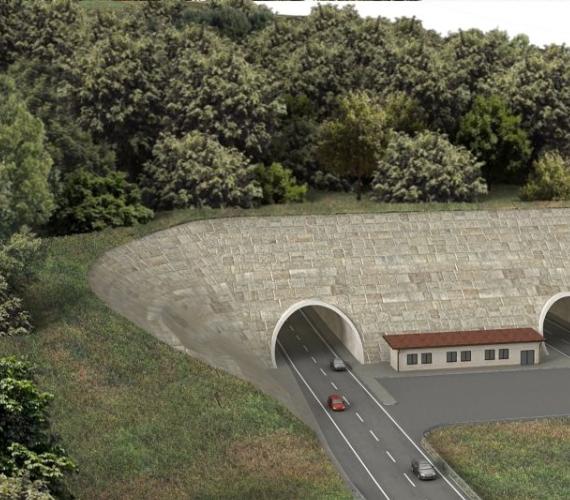 Wizualizacja tunelu w ciągu S3. Z archiwum Mosty Katowice sp. z o.o