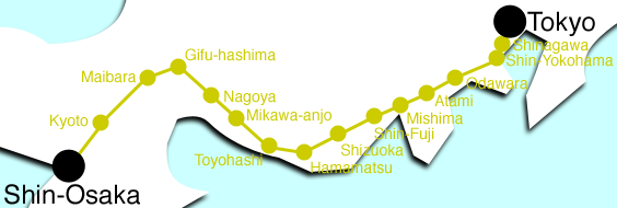 Trasa Tokaido Shinkansen