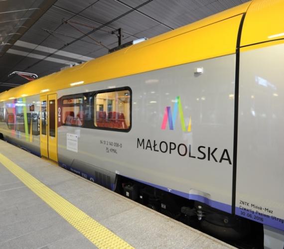 Będzie więcej pociągów na torach i nowe trasy przewozów. Fot. Koleje Małopolskie