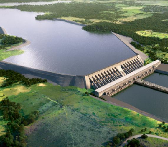 Hydroelektrownia Belo Monte - wizualizacja. Źródło: Imprensa -NorteEnergiaS.A.