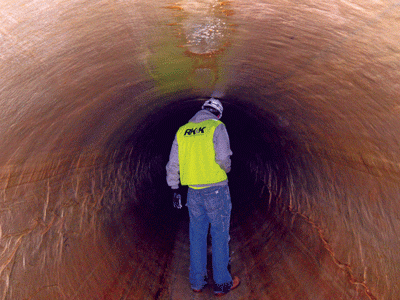 Baltimore: renowacja kolektora grawitacyjnego/ciśnieniowego Southwest Diversion Sewer (SWDS) – faza III