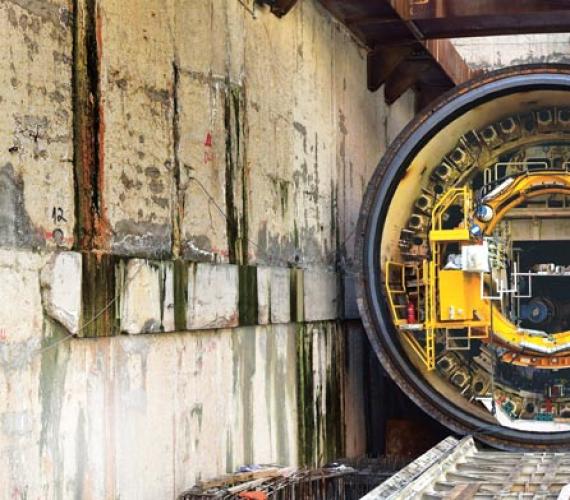 Cztery maszyny TBM wydrążą bliźniacze tunele metra na długości 11 km w Tel-Awiwie. Fot. Globes 
