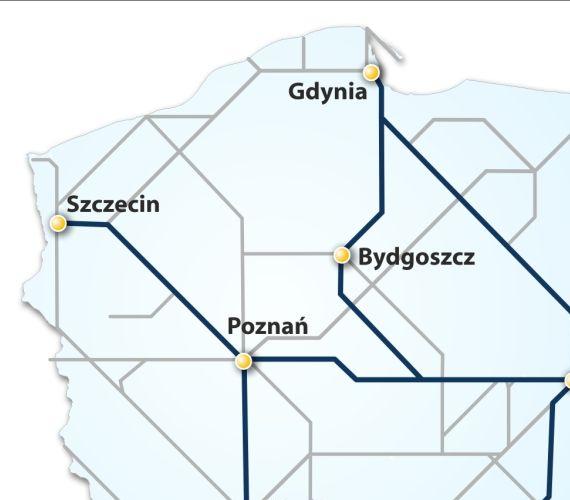 Trasy pociągów, na których będzie zapewniony dostęp do Wi-Fi. Z archiwum PKP Intercity S.A.