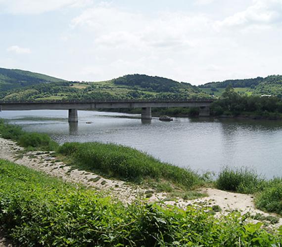 Most przez Dunajec w Kurowie. Fot. z archiwum GDDKiA o. Kraków