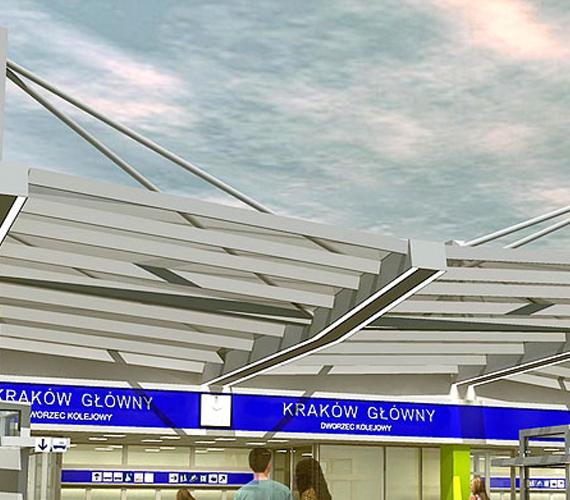 Wizualizacja nowego dworca w Krakowie (źródło: archiwum PKP S.A.)