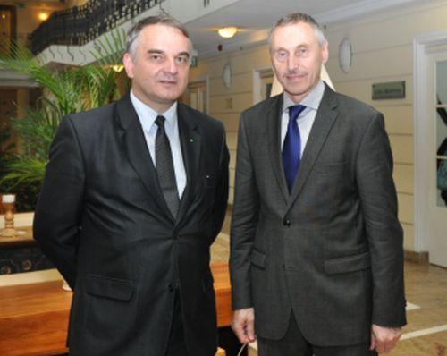 Minister gospodarki, Waldemar Pawlak i minister energetyki Litwy, Arvydas Sekmokas
