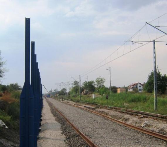 Modernizowana linia kolejowa na trasie Kraków - Rzeszów. Fot. z archiwum Skanska S.A.
