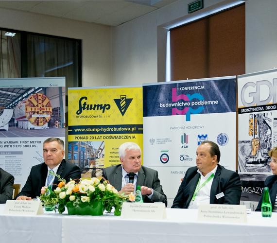 Panel dyskusyjny podczas I konferencji "Budownictwo Podziemne"/Fot.  fot. Quality Studio dla www.inzynieria.com