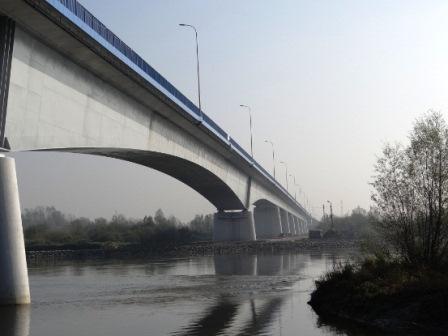 Most przez Wisłę w Połańcu. Fot. Świętokrzyski Zarząd Dróg Wojewódzkich w Kielcach