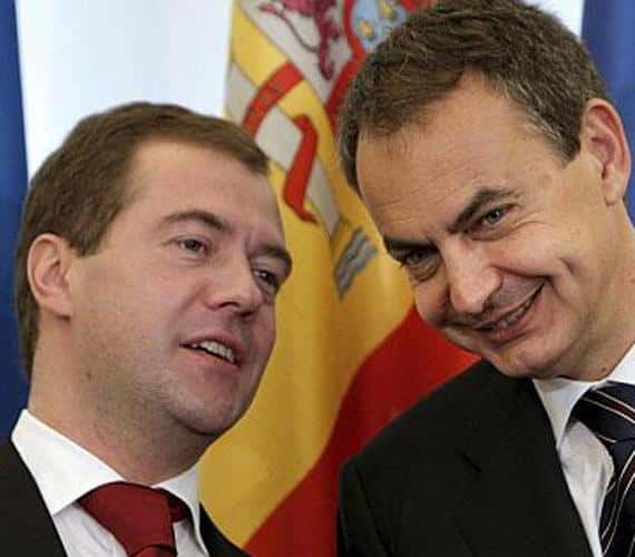 Prezydent Rosji i Premier Hiszpanii w trakcie rozmów w Madrycie