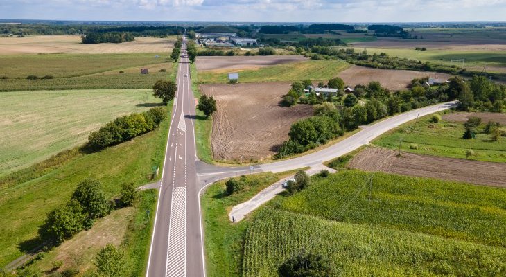 DK12 w Srebrzyszczu. Fot. GDDKiA