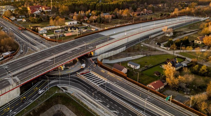 S17 Warszawa Wschód–Lubelska, skrzyżowanie z DK92. Fot. GDDKiA