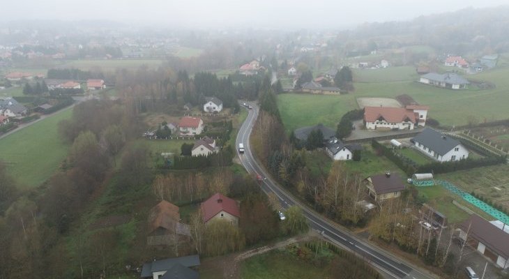 Miejsce zakończenia przyszłej obwodnicy. Fot. PZDW