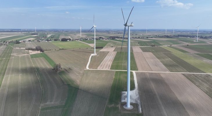 Farma wiatrowa Nowa Brzeźnica. Fot. Tauron