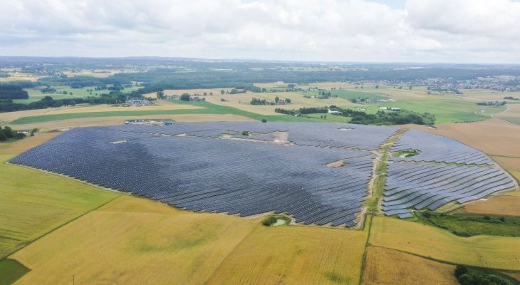 Farma fotowoltaiczna Łosienice. Fot. Energa