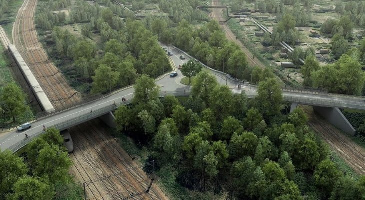 Wrocław: ulice Gazowa i Karwińska po przebudowie. Wiz.: ZDiUM/UM Wrocław