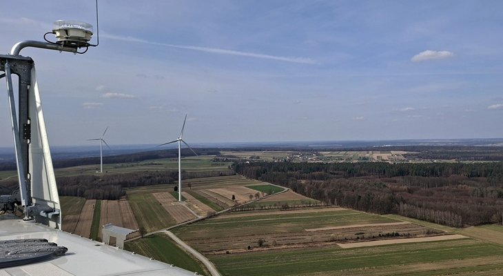 Farma wiatrowa Zaklików. Fot. Enea
