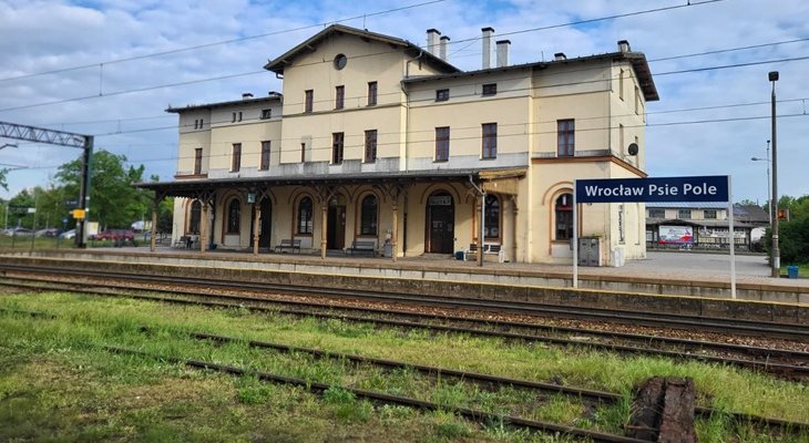 Stacja Wrocław Psie Pole. Fot. PKP PLK