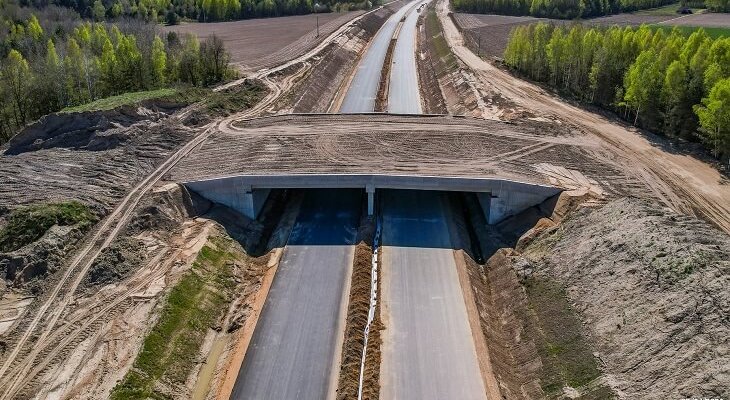 Budowa drogi ekspresowej S19. Fot. GDDKiA