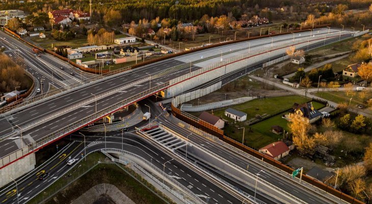 S17 Warszawa Wschód–Lubelska, skrzyżowanie z DK92. Fot. GDDKiA