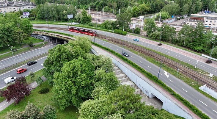 Wiadukt nad DK86 przejdzie modernizację. Fot. KAW