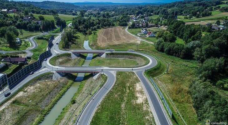 Sądeczanka, czyli droga krajowa nr 75. Źródło: GDDKiA