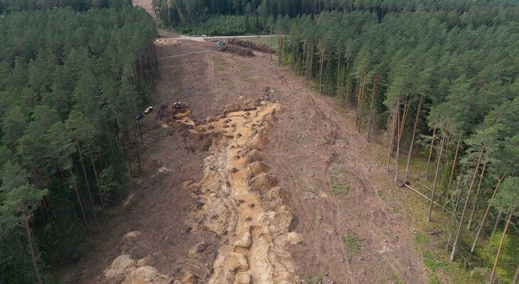 Budowa drogi ekspresowej S19. Fot. GDDKiA