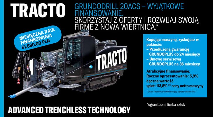 TRACTO Road Show pozwala wykonawcom przetestować maszynę podczas realizacji własnego projektu. Fot. TRACTO-Technik
