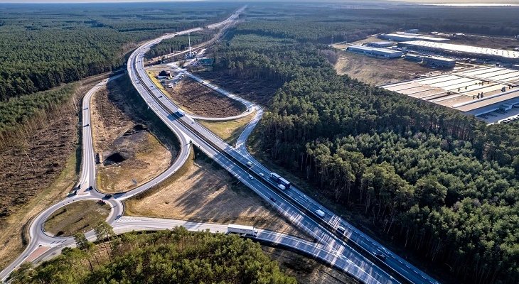 Złożono wniosek o ZRID dla przebudowy łącznic i budowy nowych wiaduktów w ramach S3. Węzeł Goleniów Południe. Fot. GDDKiA
