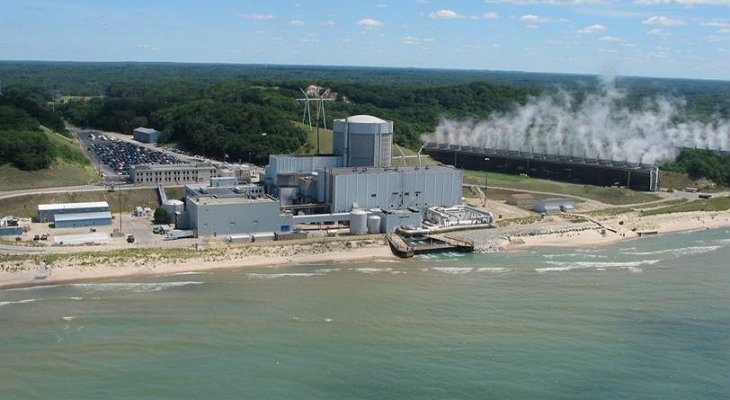 Jest zgoda na roboty geotechniczne na terenie elektrowni Palisades, w tym głębokie wykopy i ściany szczelinowe. Fot. Elektrownia atomowa Palisades w USA/Wiki Commons