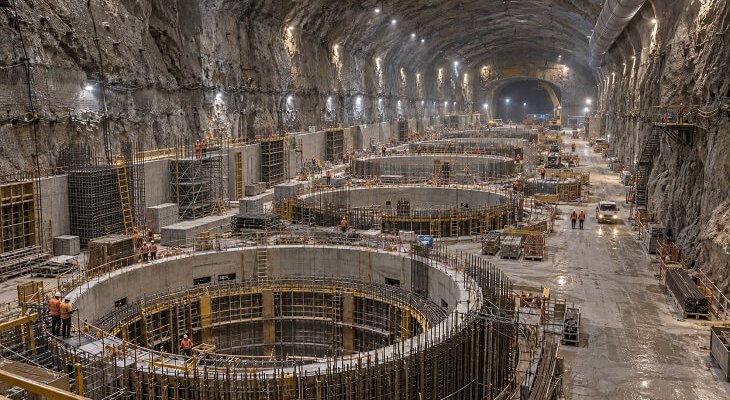 W Australii powstaje 27 km tuneli Snowy 2.0. –elektrowni szczytowo-pompowej o mocy 2200 MW. Fot. Wizualizacja poglądowa wykonana za pomocą sztucznej inteligencji