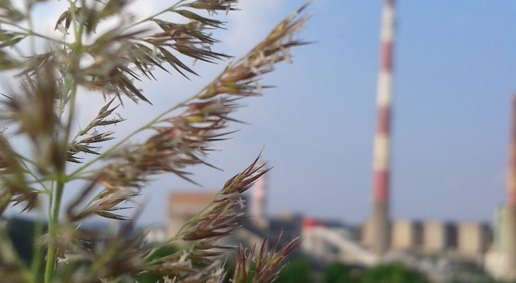 Elektrownia Siersza. Fot. Dawid Skalec, CC BY-SA; kadrowane