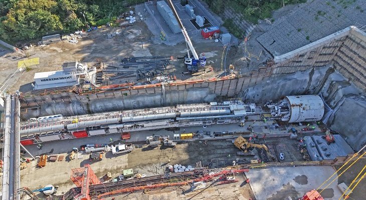 Cztery maszyny TBM zbudują nowy tunel kolejowy pod Hudsonem między Nowym Jorkiem a New Jersey. Fot. Gateway Development Commission (GDC)