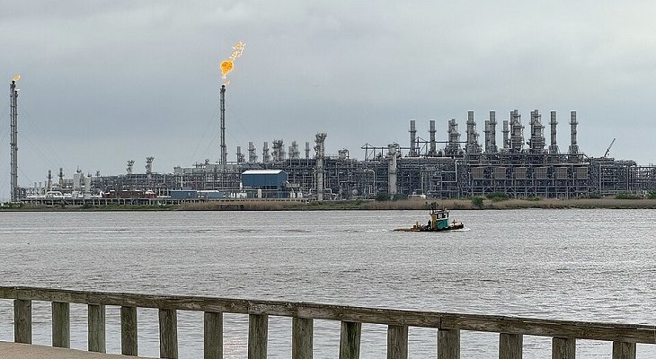 Zdjęcie ilustracyjne: terminal LNG Sabine Pass w USA. Fot. Quintin Soloviev, CC BY 4.0.