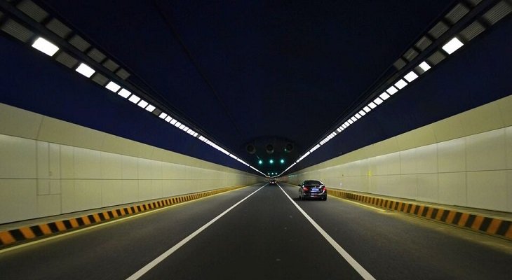 Pierwszy tunel pod zatoką Jiaozhou w Qingdao, Chiny — zdjęcie ilustracyjne. Fot. Li Chao, CC BY-SA 3.0.