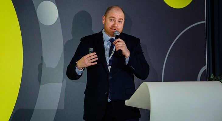 Paweł Sikorski, prezes Izby Gospodarczej „Wodociągi Polskie”. X Konferencja Bezwykopowa Rehabilitacja. fot. Quality Studio dla www.inzynieria.com