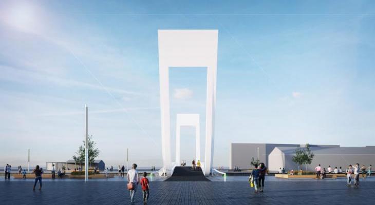 To most czy dwa krzesełka? Ciekawy projekt w Tallinie. Źródło: MdB3d for plein06 