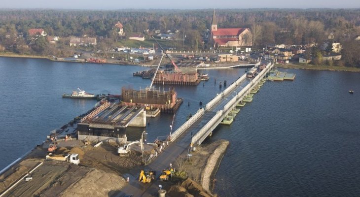 Most na Wyspę Sobieszewską gotowy dopiero w czerwcu. Fot. Jerzy Pinkas, www.gansk.pl