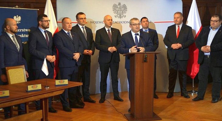 Jest umowa na budowę odcinka Zachodniej Obwodnicy Szczecina. Fot. GDDKiA