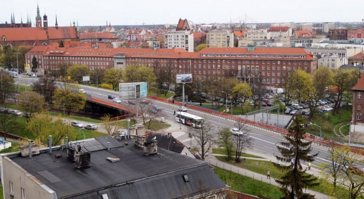 Wiadukt Biskupia Górka: przekażą plac budowy Budimeksowi. Fot. DRMG Gdańsk