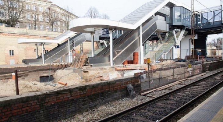 Trwa modernizacja stacji Szczecin Główny. Fot. PKP PLK