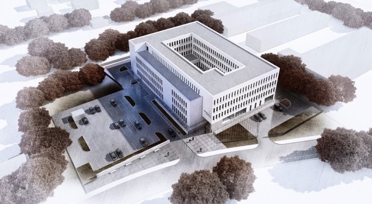 Nowy Sącz: Warbud wybudował gmach sądu. Wizualizacja: Biuro Architektoniczne Artur Jasiński i Wspólnicy