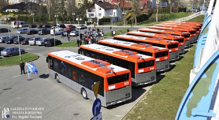 Nowe autobusy w Rzeszowie. Źródło: UM Rzeszów