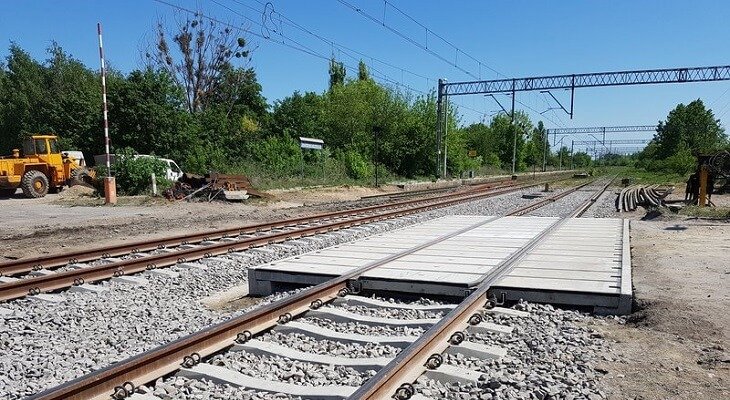 Modernizacja linii kolejowej Łódź–Kutno. Fot. PKP PLK