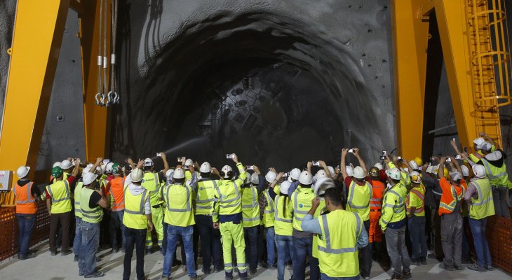 W ramach projektu hydroelektrycznego Devoll powstał niemal 7-kilometrowy tunel, po raz pierwszy w Albanii drążony z wykorzystaniem maszyny TBM. Fot. Robbins