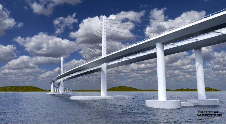 Tak według norweskich urzędników mógłby wyglądać most nad fiordem. Źródło: vegvesen.no