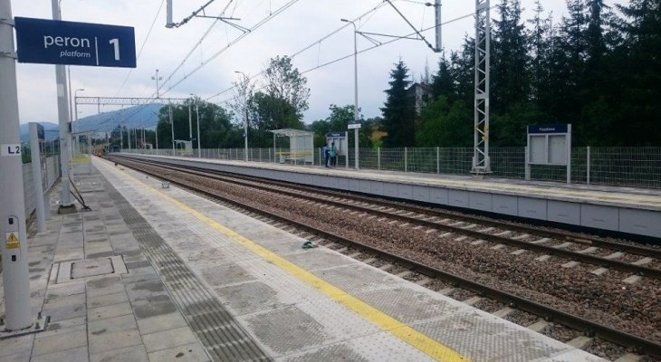 PKP Polskie Linie Kolejowe (PKP PLK) kończą, warte 65 mln zł, prace na linii kolejowej między Grybowem a Kamionką Wielką. Fot. PKP PLK